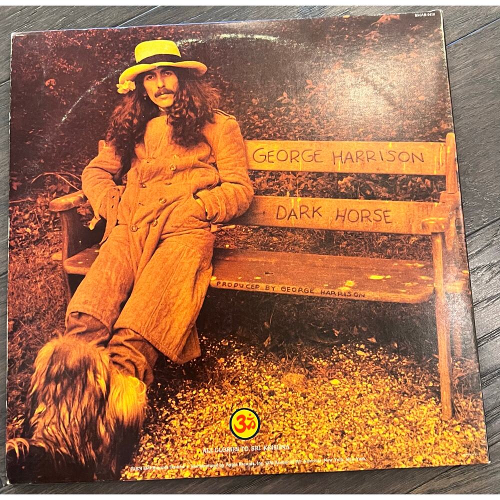 George Harrison DARK HORSE Original 1974 LP Vinyl Apple Records The Beatles